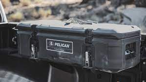 Pelican Saddle Case Bed Mount (Toyota Deck Rail) - Black