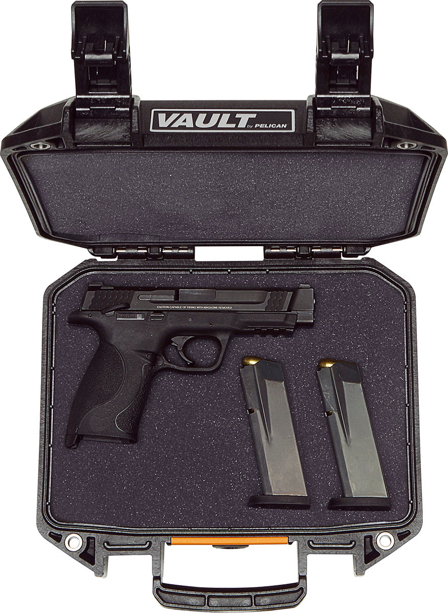 Pelican Vault V100 Small Pistol Case - Black