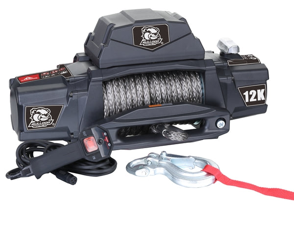 Bulldog Winch 12k Standard Series Winch w/ Synthetic Rope