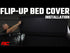2024-26 Toyota Tacoma 5ft Bed Rough Country Hard Tri-Fold Flip Up Bed Cover
