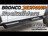 2021-25 Ford Bronco 4dr LOD Offroad Offroad Destroyer Rocksliders, Black