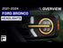 Ford Bronco Form Lighting Sequential LED Projector Headlights, Pair