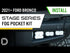 2021-25 Ford Bronco Diode Dynamics Stage Series Fog Pocket Kit, White Sport