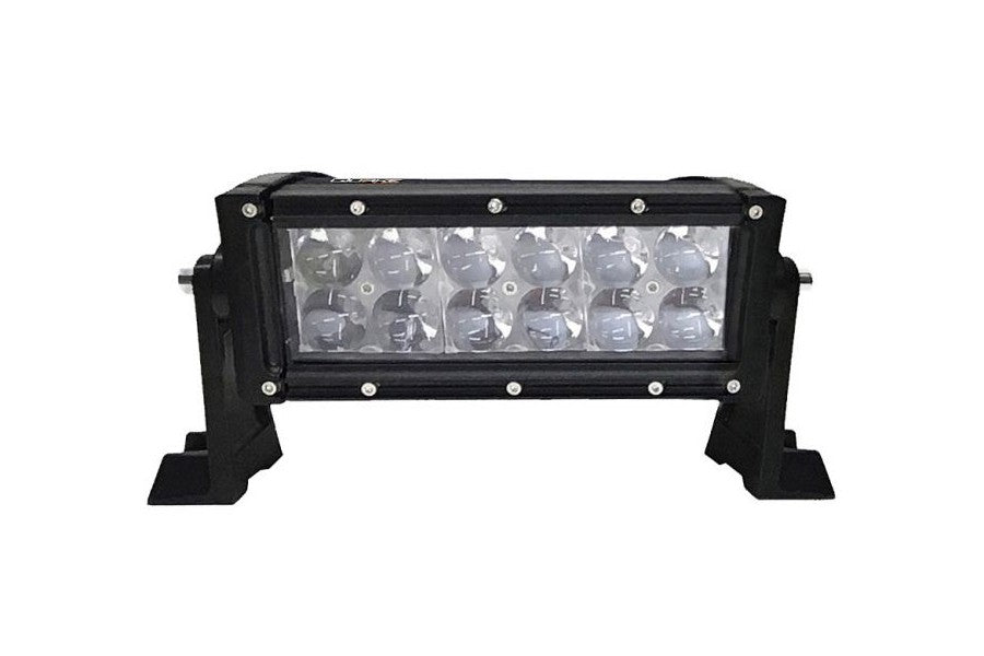 Quake LED Dual Row 8in Lightbar - Quad Lock/Interlock - Ultra Accent Series