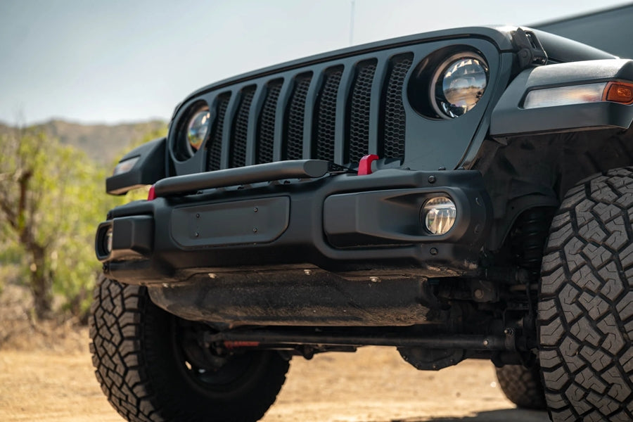 Jeep Wrangler JL DV8 Push Bar for Mopar Rubicon Steel Bumper
