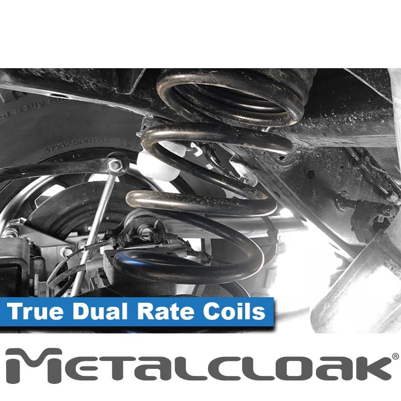 Jeep Wrangler JL 2018-2026, MetalCloak True Dual Rate Rear Coil Springs, 4-Door 2.5in or 2-Door 3.5in Lift, Pair, view 3