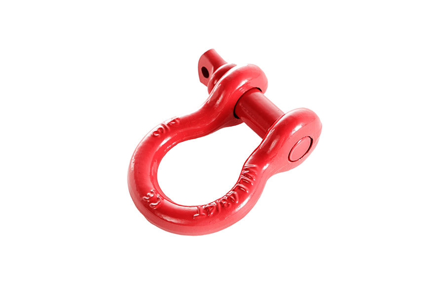 Rugged Ridge D-Ring Shackle, 3/4in - Red
