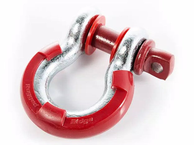 Rugged Ridge 3/4in D-Ring Isolator Kit, Red