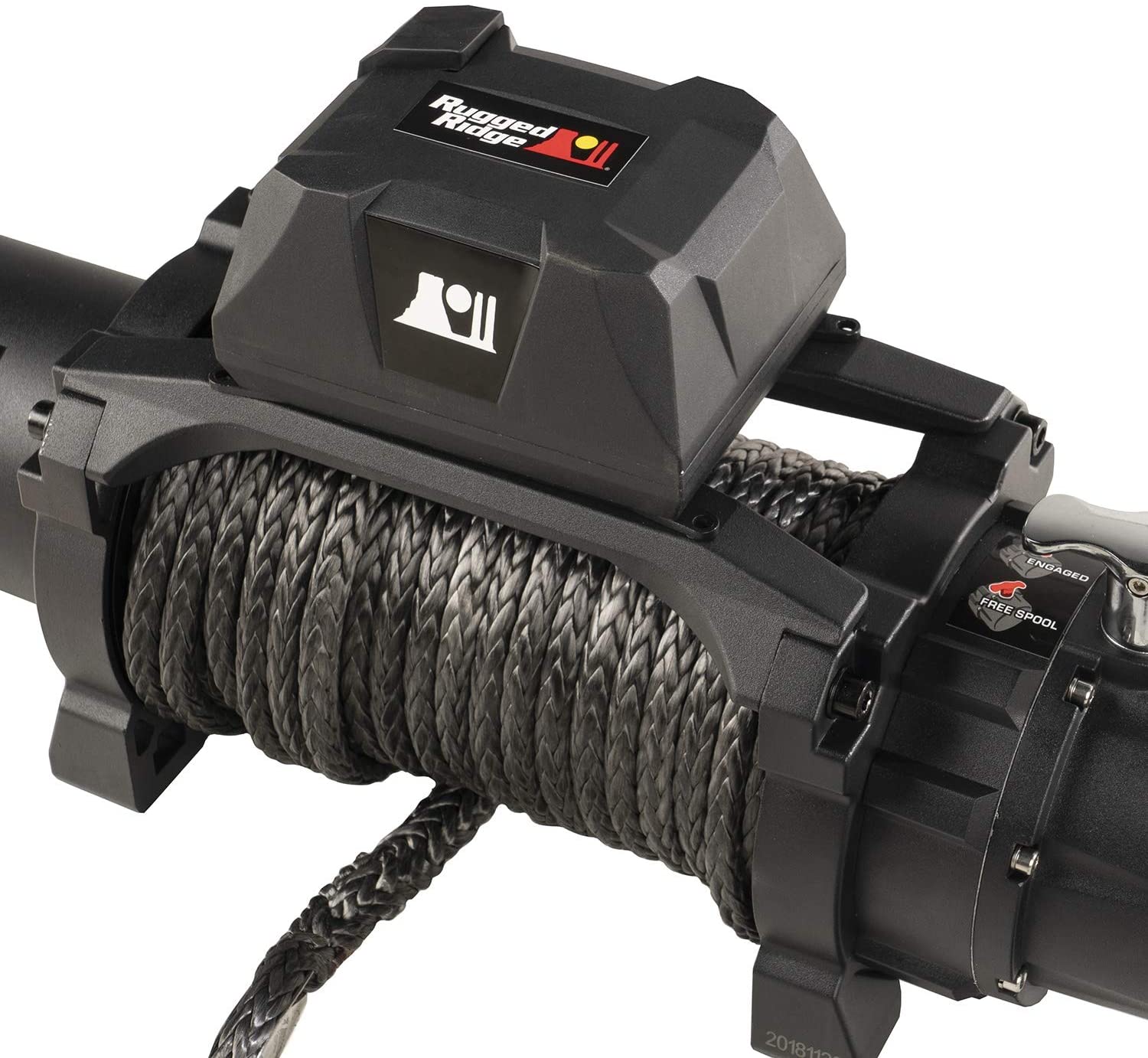 Rugged Ridge 12,500lbs Trekker Winch w/ Synthetic Rope and Wireless Remote