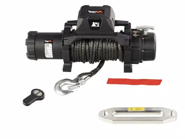 Rugged Ridge 10,000lbs Trekker Winch w/ Synthetic Rope and Wireless Remote