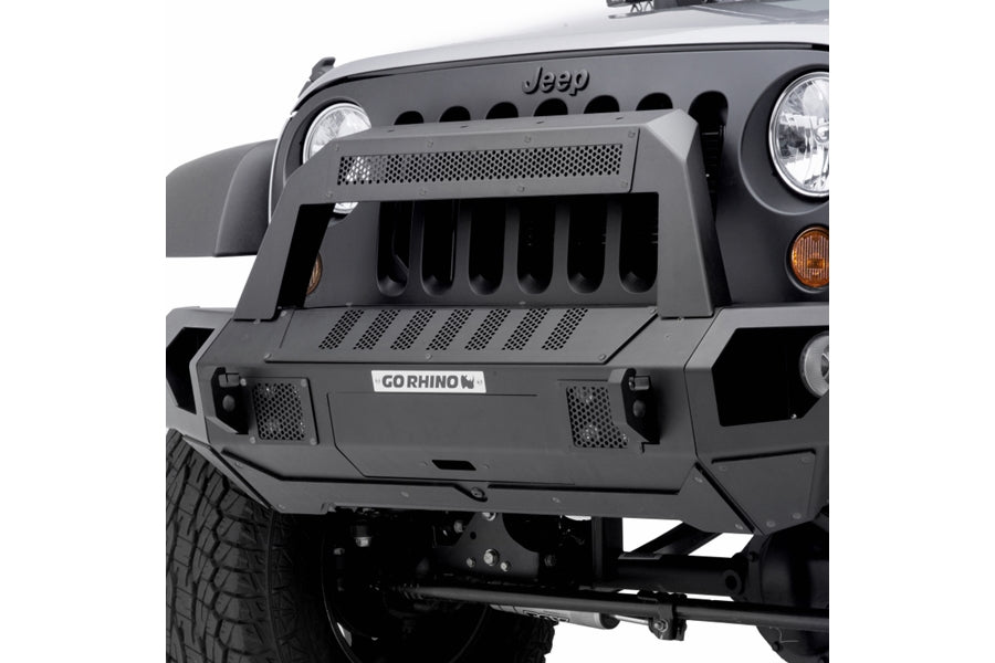 Jeep Wrangler JL, JK & Gladiator JT Go Rhino TrailLine 10 Light Mount Bar - Angular Style