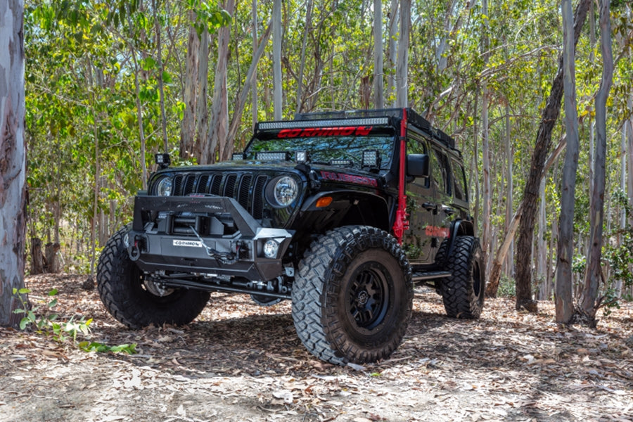 Jeep Wrangler JL, JK & Gladiator JT Go Rhino TrailLine 20 Light Mount Bar - Bull Bar Style