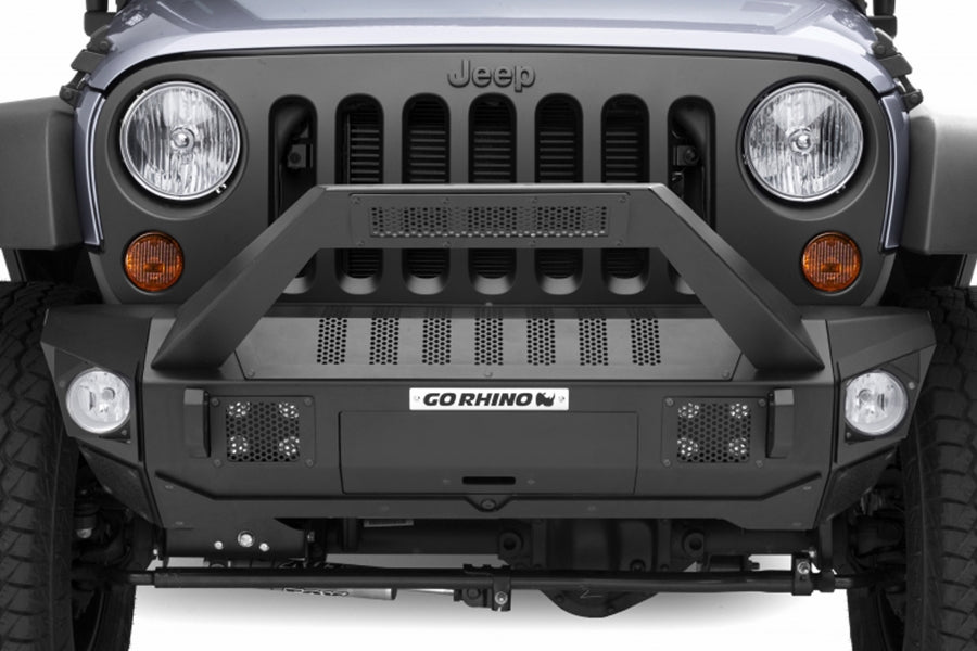 Jeep Wrangler JL, JK & Gladiator JT Go Rhino TrailLine 30 Light Mount Bar - Stinger Style