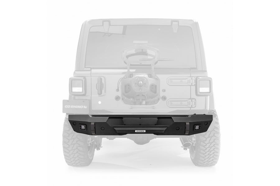 Jeep Wrangler JL Go Rhino TrailLine One-Piece Rear Stubby Bumper