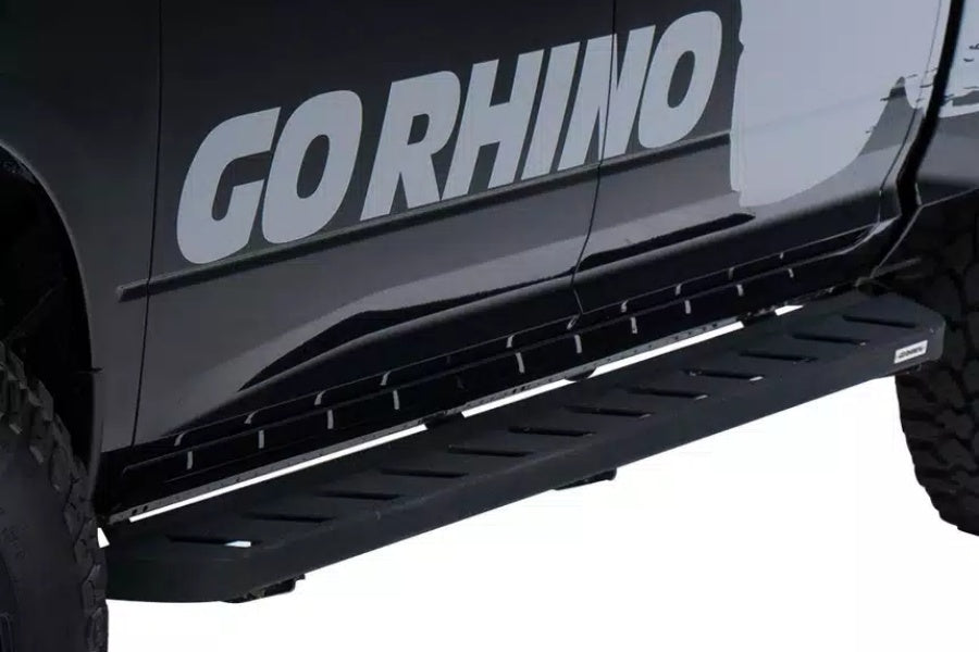 Go Rhino RB10 Running Boards - Bedliner Coating - JK 4Dr