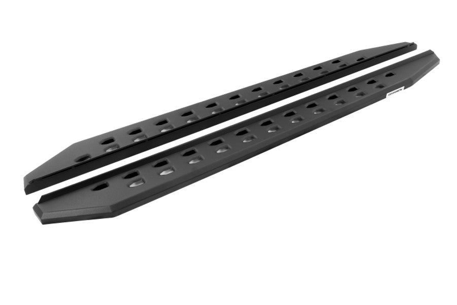 2021+ Ford Bronco 2-Door Go Rhino RB20 Slim Line Running Boards - 57in, Boards Only, Bedliner Coating, Pair