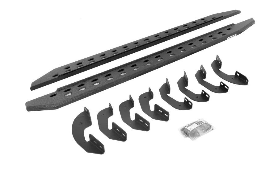 Go Rhino RB20 Slim Line Running Boards w/ Mounting Brackets - Double Cab Only, 92in x 13in - Tundra