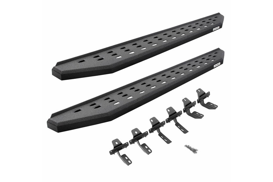 2005-23 Toyota Tacoma Double Cab Go Rhino RB20 Running Boards with Mounting Brackets Kit