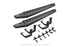 Go Rhino RB20 Running Boards w/ Mounting Brackets - Textured Black - 2 Pairs of Drop Steps - JL 4dr