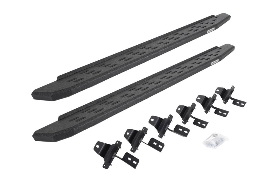 Jeep Wrangler JL 4-Door Go Rhino RB30 Running Boards w/ Mounting Bracket Kit