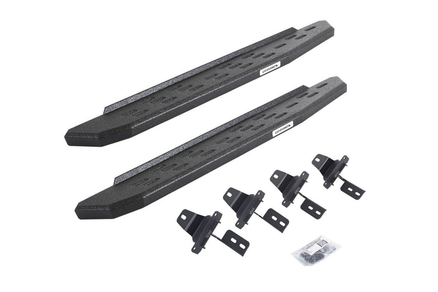 Jeep Wrangler JL 2-Door Go Rhino RB30 Running Boards w/ Mounting Bracket Kit