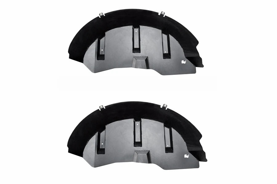 Jeep Wrangler JK Go Rhino Rear Inner Fender Liners, Textured Black