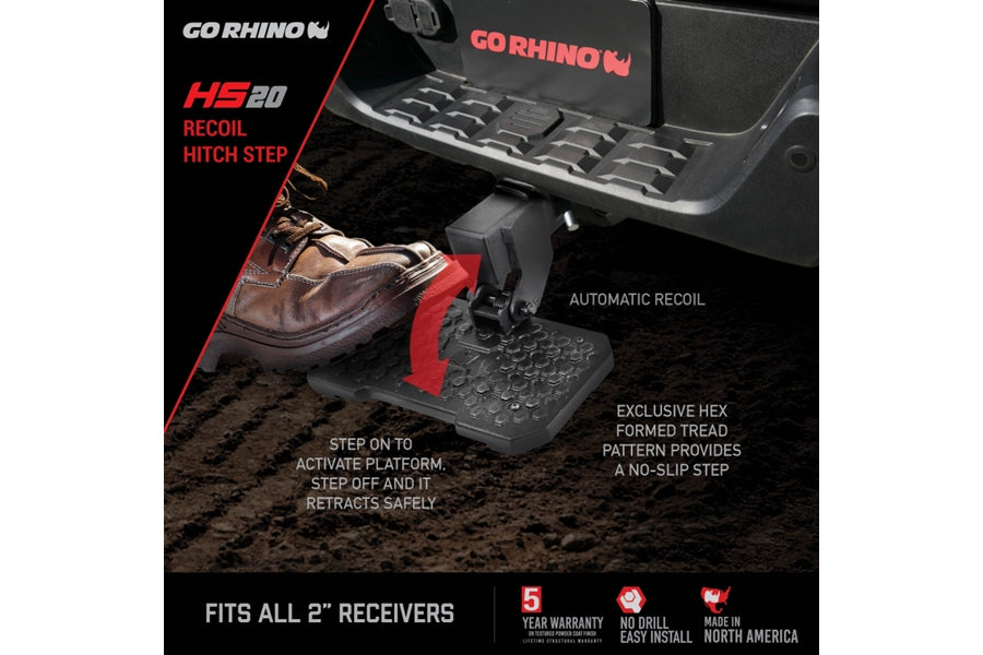 Go Rhino HS-20 Bumper Hitch Step