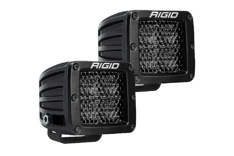 Rigid Industries D-Series Midnight Pro Spot Diffused LED Lights - Pair