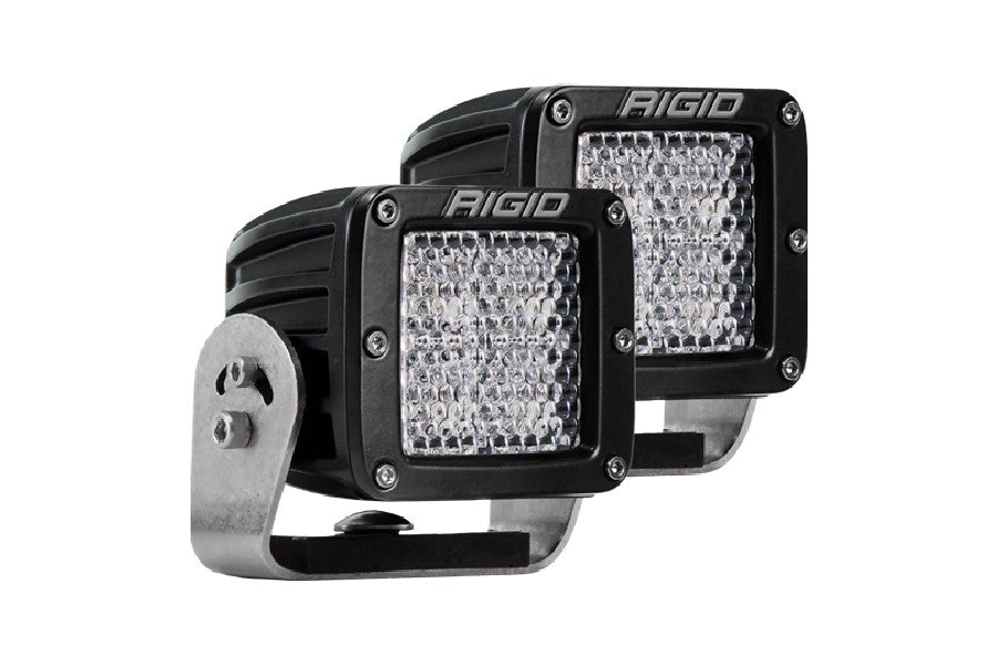 Rigid Industries D-Series Heavy Duty Lights, Diffused Light Pattern - Pair