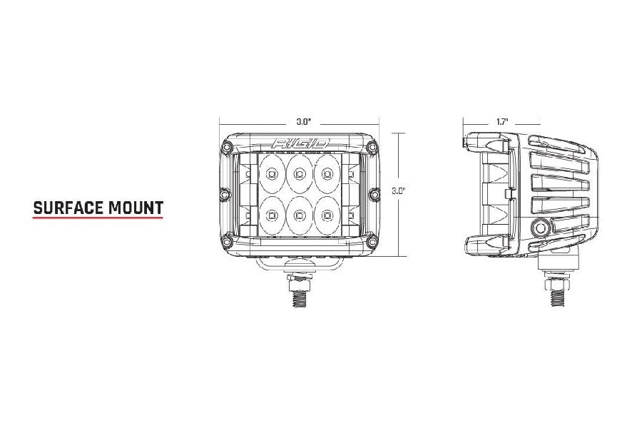 Rigid Industries D-SS Pro Spot - Black