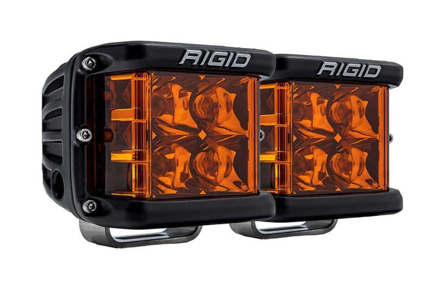 Rigid Industries D-SS LED Spot Lights w/ Amber PRO Lens - Pair