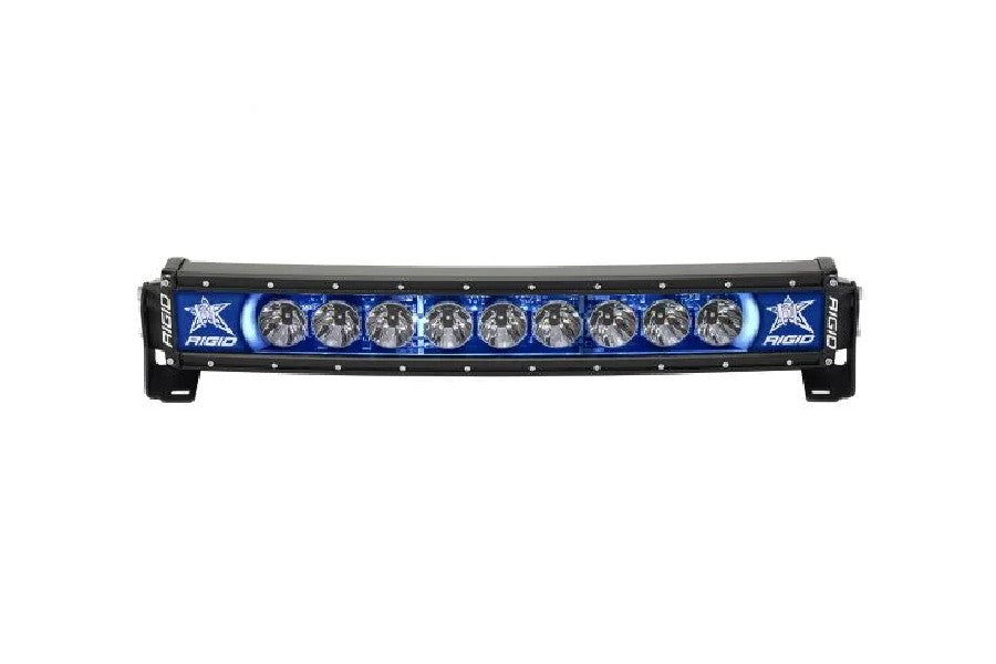 Rigid Industries Radiance Plus 20in Curved Lightbar - Blue Backlight