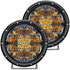 Rigid Industries 360-Series 6in LED Off-Road Drive Beam - Amber Backlight - Pair