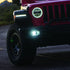 Jeep Wrangler JL & Jeep Gladiator JT Rigid Industries 360 Series Fog Light Kit - SAE - Yellow - Steel Bumper