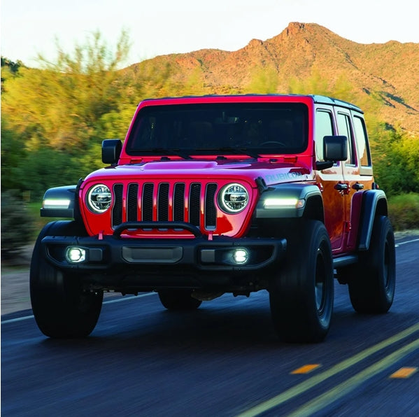 Jeep Wrangler JL & Gladiator JT Rigid Industries 360-Series OEM Fog Light Kit - Yellow