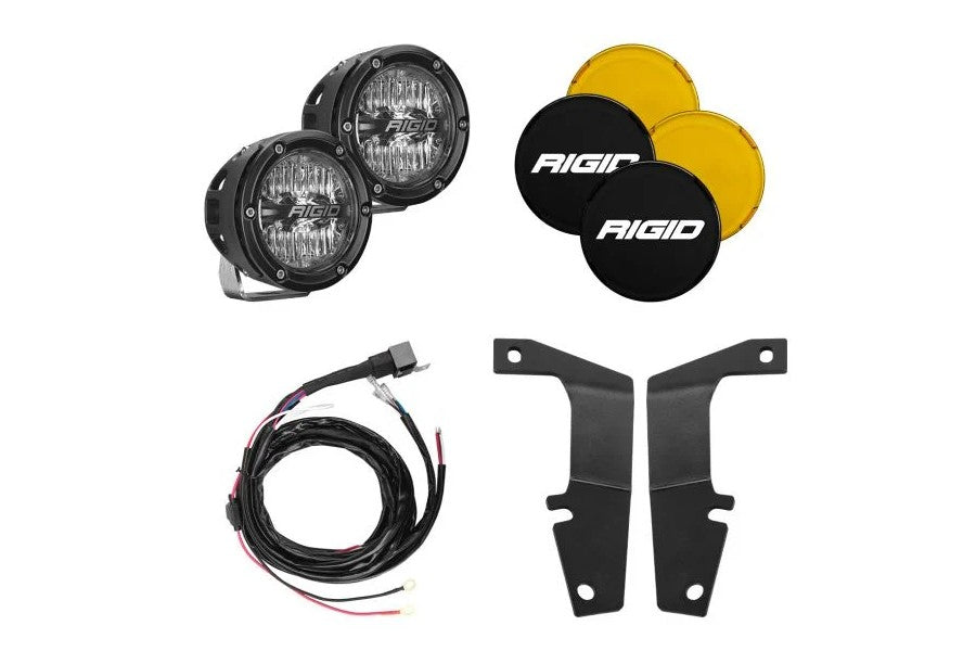 Rigid Industries A-Pillar Light Kit w/ 360-Series Lights - 4Runner
