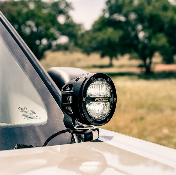 Rigid Industries A-Pillar LED Light Mount Kit for 360-Series and D-Series - Bronco Sport 2021+