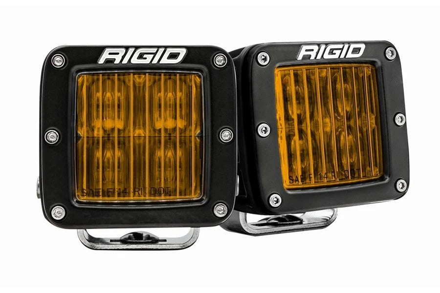 Rigid Industries D-Series PRO SAE Fog Lights, Yellow - Pair