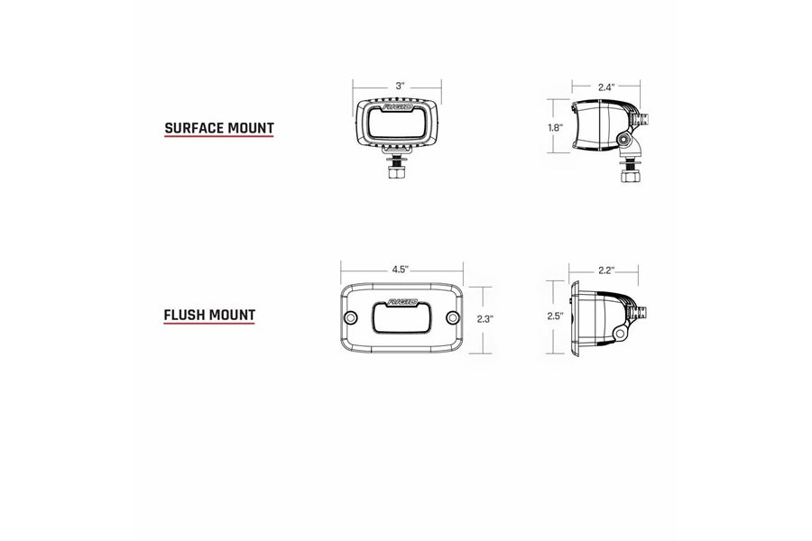 Rigid Industries SR-M Series Pro Flood Diffused