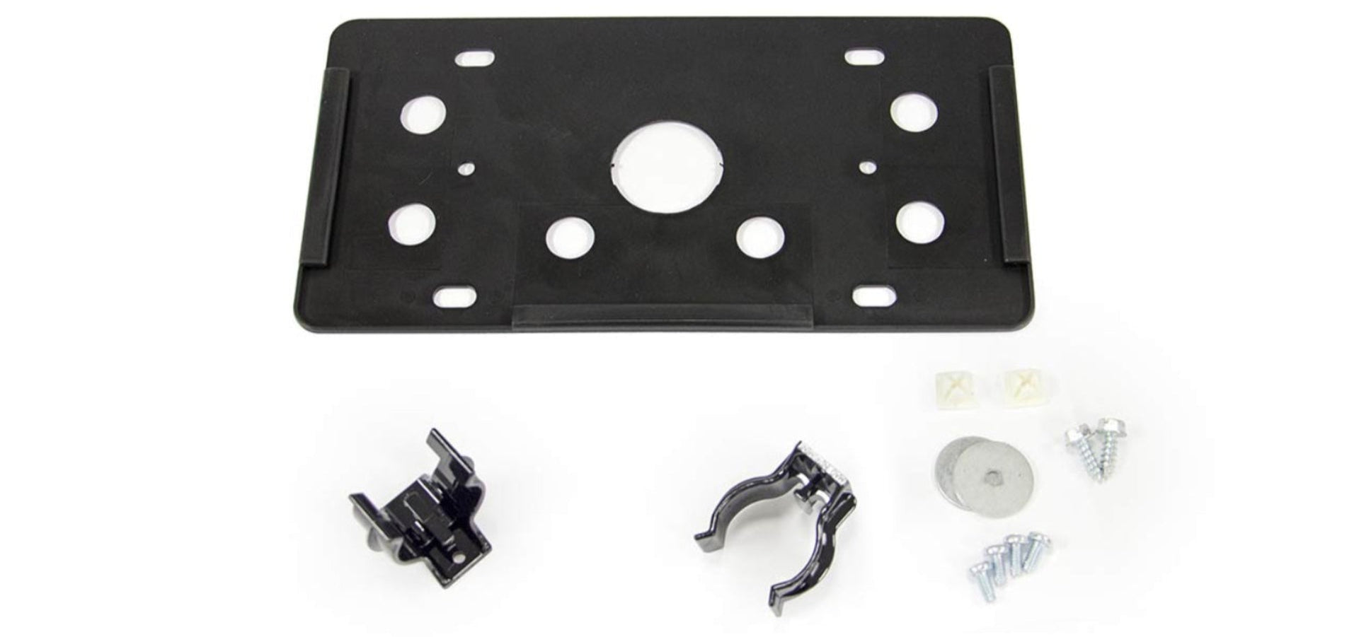 Jeep Wrangler JK 2007-2018 & Ram 1500, AEV Roller Fairlead License Plate Mounting Kit, view 2