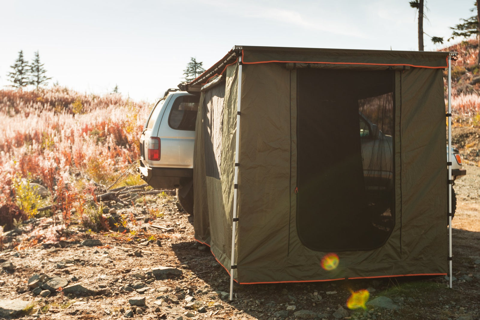 Roam Rooftop Awning Room - Forest Green, 6.5’ X 8’