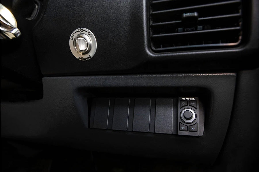 Rugged Radios Rocker Switch Panel, Lower Dash - Bronco/F250/350