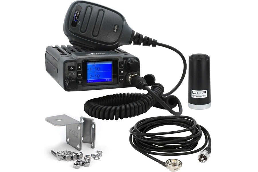 Rugged Radios GMRS Mobile Radio Kit Lite w/ Stealth Antenna - 25 Watt