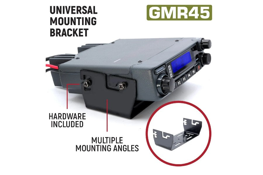 Rugged Radios GMRS Mobile Radio Kit Lite w/ Stealth Antenna - 45 Watt