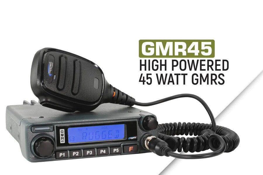 Rugged Radios Two Way GMRS Mobile Radio Kit - 45 Watt - 2005+ Toyota Tacoma/2003+ Toyota 4Runner/2003-2009 Lexus GX470