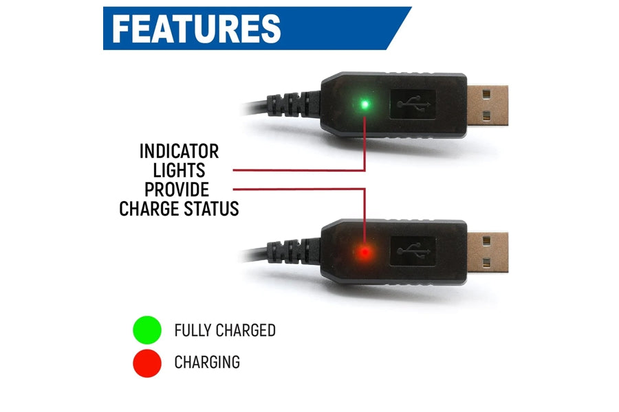 Rugged Radios USB Charging Cable for R1 - V3 Handheld and GMR2 XL Battery