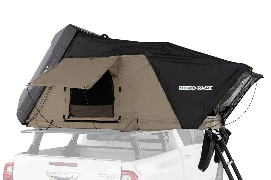 Rhino Rack Hardshell Roof Top Tent - Black/Khaki
