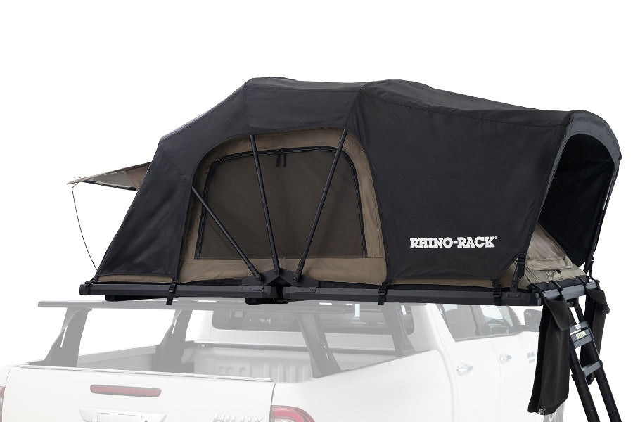 Rhino Rack Soft Shell Roof Top Tent - Black/Khaki