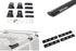 Jeep Wrangler JK 4-Door Rhino Rack Vortex RLT600 2-Bar Back Bone Roof Rack, Black | JA6386