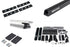 Jeep Wrangler JK 4-Door Rhino Rack HD RLT600 2-Bar Backbone Roof Rack, Black | JA6388